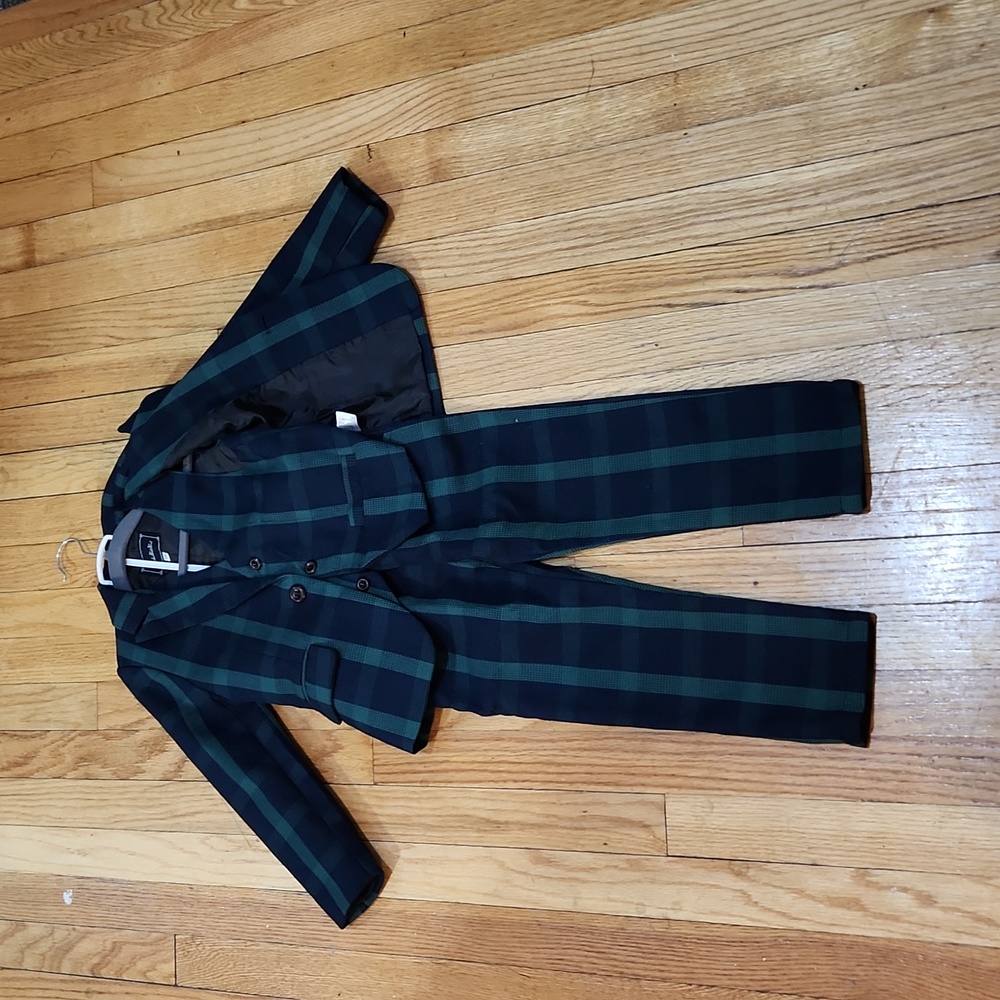 Boys 3-piece plaid suit